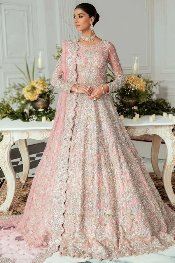 Pink Lyrics Lehenga