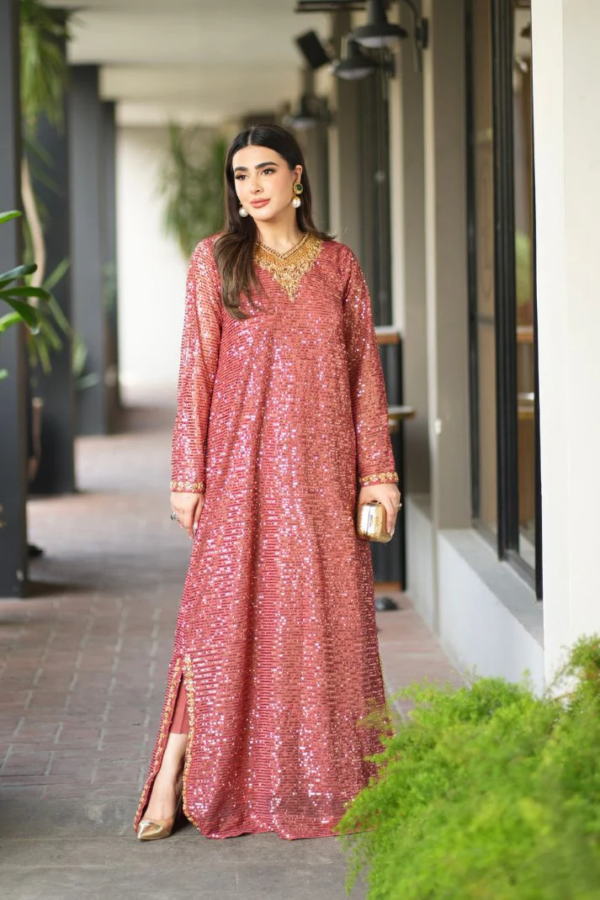 Sequins Glow Kaftan